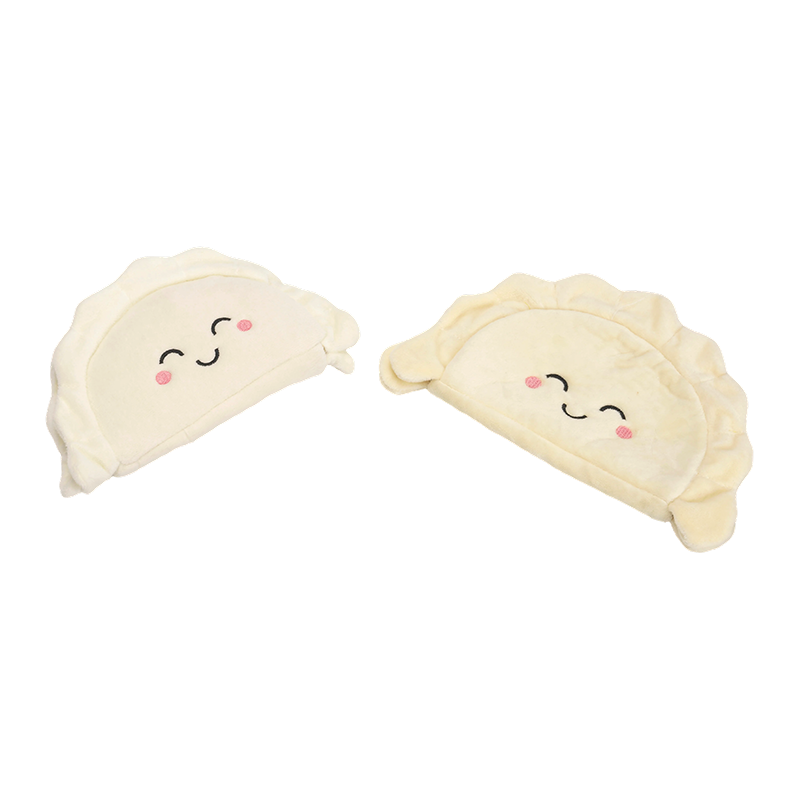 محافظ عملات معدنية قطيفة على شكل زلابية مبتسمة