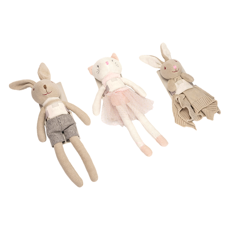 لحاف محبوك لطيف لحيوانات الأطفال